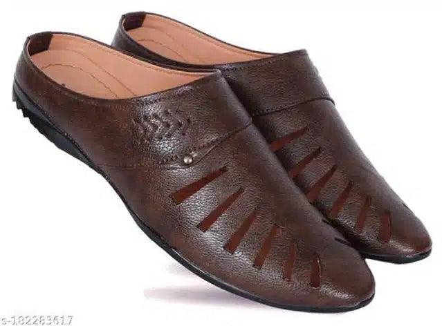 Sandals for Men (Brown, 6)