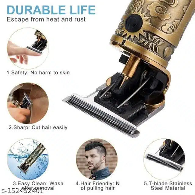 Electric Trimmer for Men Golden