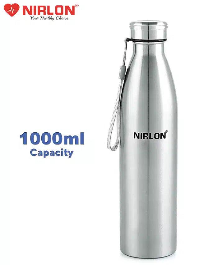 Stainless Steel Water Bottle (Silver, 1000 ml) - TREND BUY