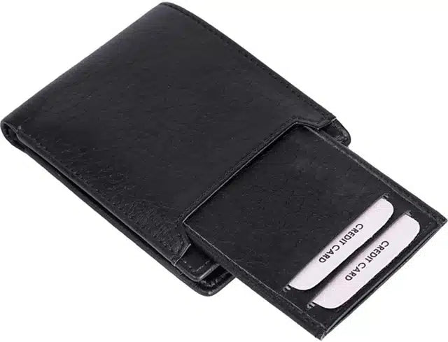 Artificial Leather Wallet for Men (Black)