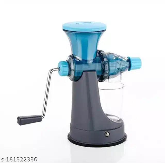 Fruits & Vegtables Hand Juicer with Steel Handle (Blue)