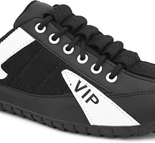 Daily Wear Sneakers for Men (Black, 6)