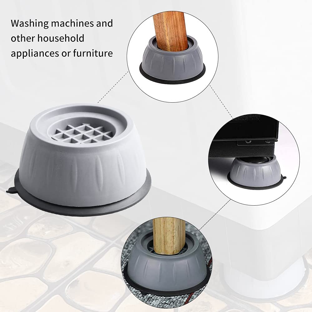 Anti Vibration Pads for Fridge Washing Machine Furniture Anti Slip Shock Absorber