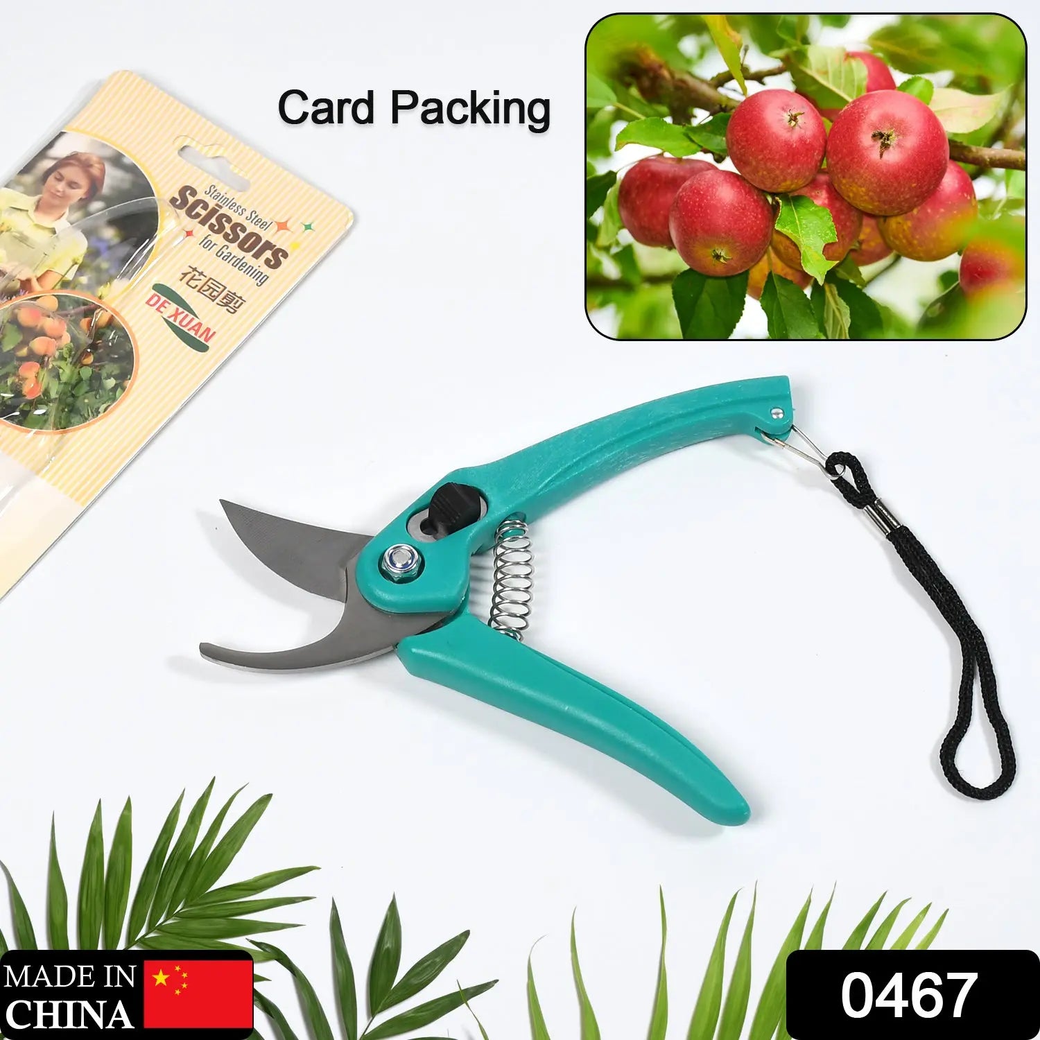 0467 Heavy Duty Gardening Cutter Tool Plant Cutter For Home Garden  Wood Branch Trimmer  Grass Cutting Accessories  Sturdy Stem Scissors - Image #1