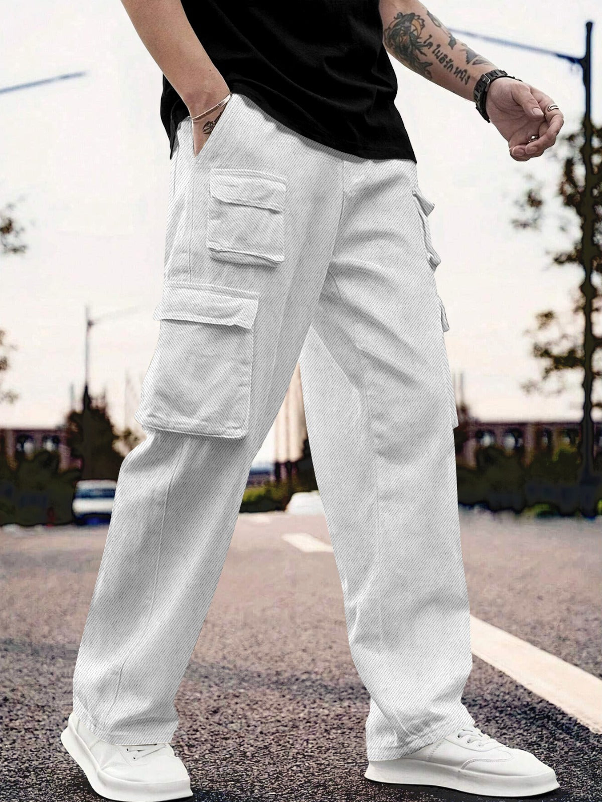 Oversize Cargo Trouser Pants for Men