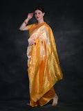 Banarasi Soft Silk Saree with Gold Zari Work