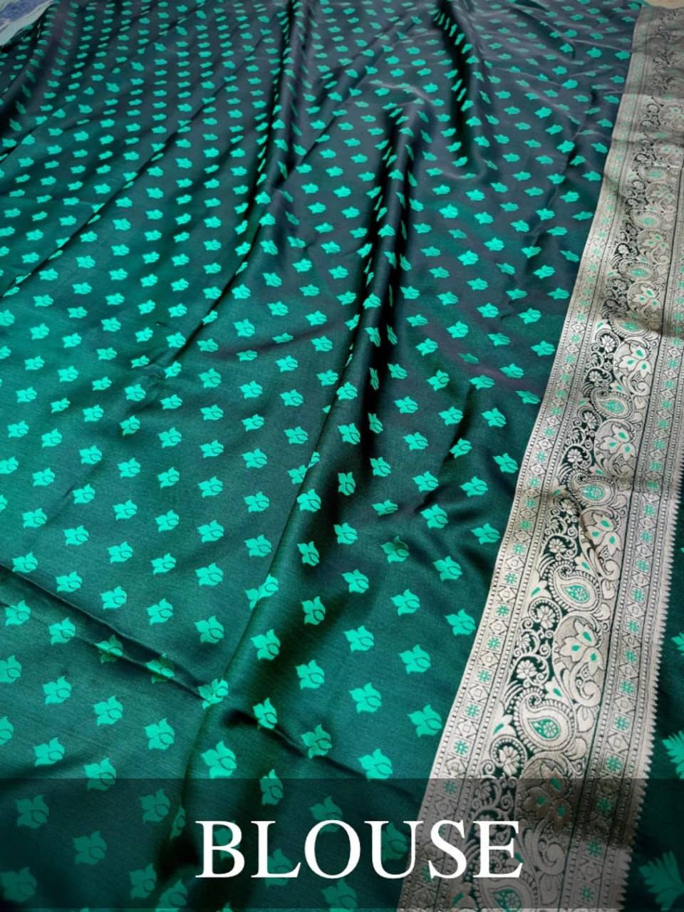 Banarasi Pattern Soft Silk Saree