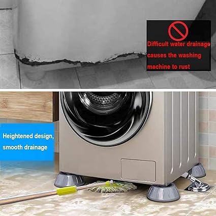 Anti Vibration Pads for Washing Machine Feet Pads Shock Absorber Noise Cancelling Washer Support