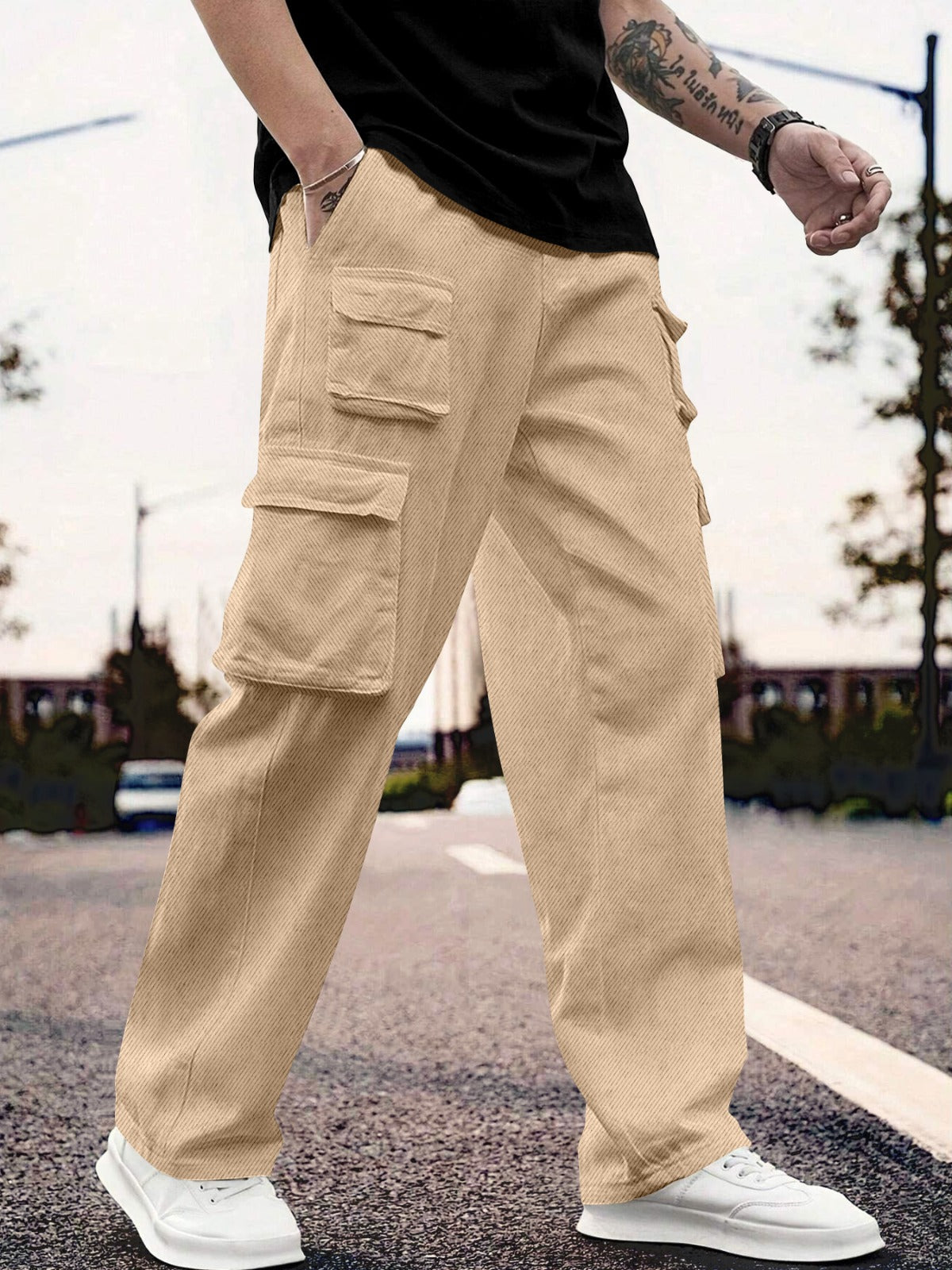 Oversize Cargo Trouser Pants for Men