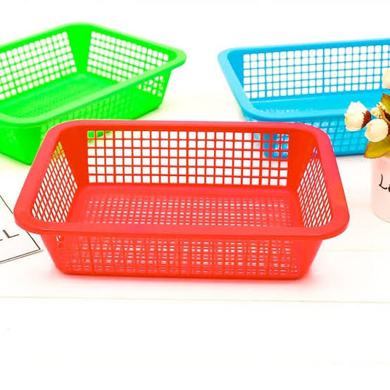 Multipurpose Premium Plastic Basket Set of 6 (23x16cm)