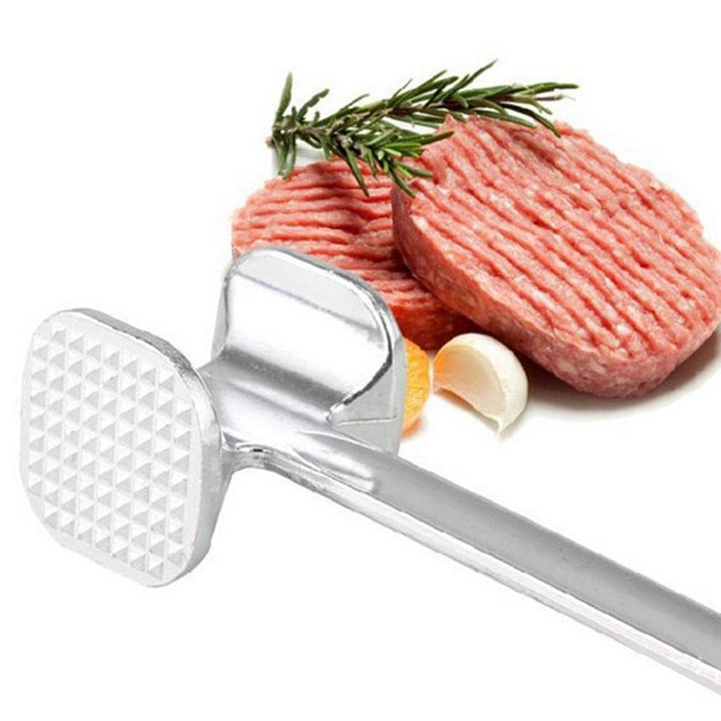 1595 Double Side Beaf Steak Mallet Meat Hammer Tool Aluminium High Quality Tool For Home Restaurant Use