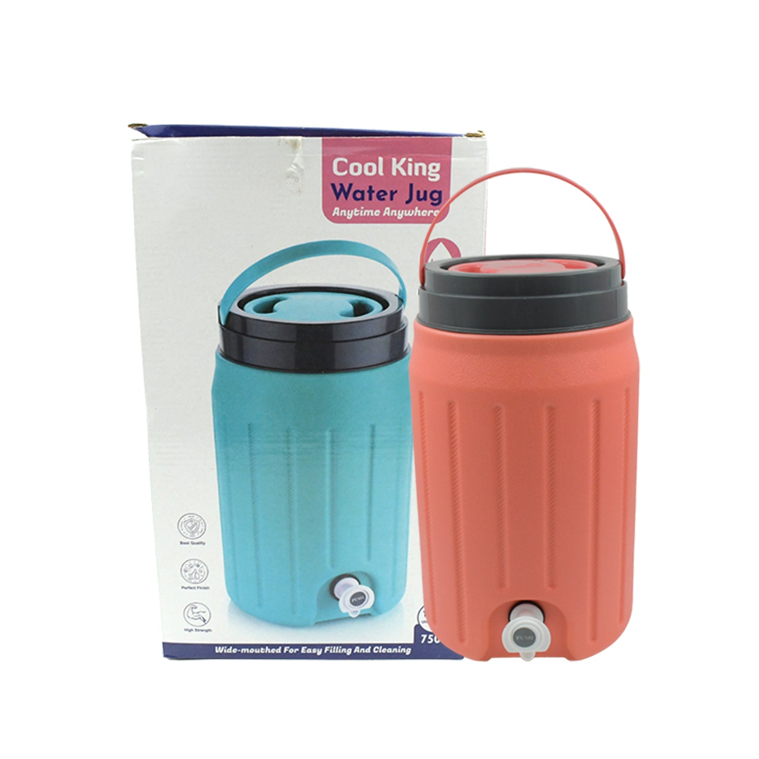 Insulated Plastic Water Rover Jug With A Sturdy Handle Water Jug Camper With Tap Plastic Insulated Water Water Storage Cool Water Storage For Home Travelling (2500ml 7500ml 12000ml)