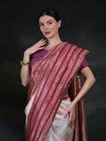 Banarasi Silk Saree with Gold Zari Work