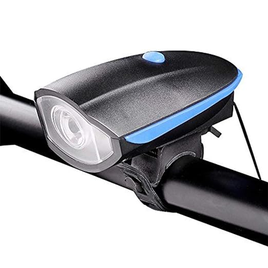 Rechargeable Rubber Bike/Cycle Super Bright Light & Horn with High/Low