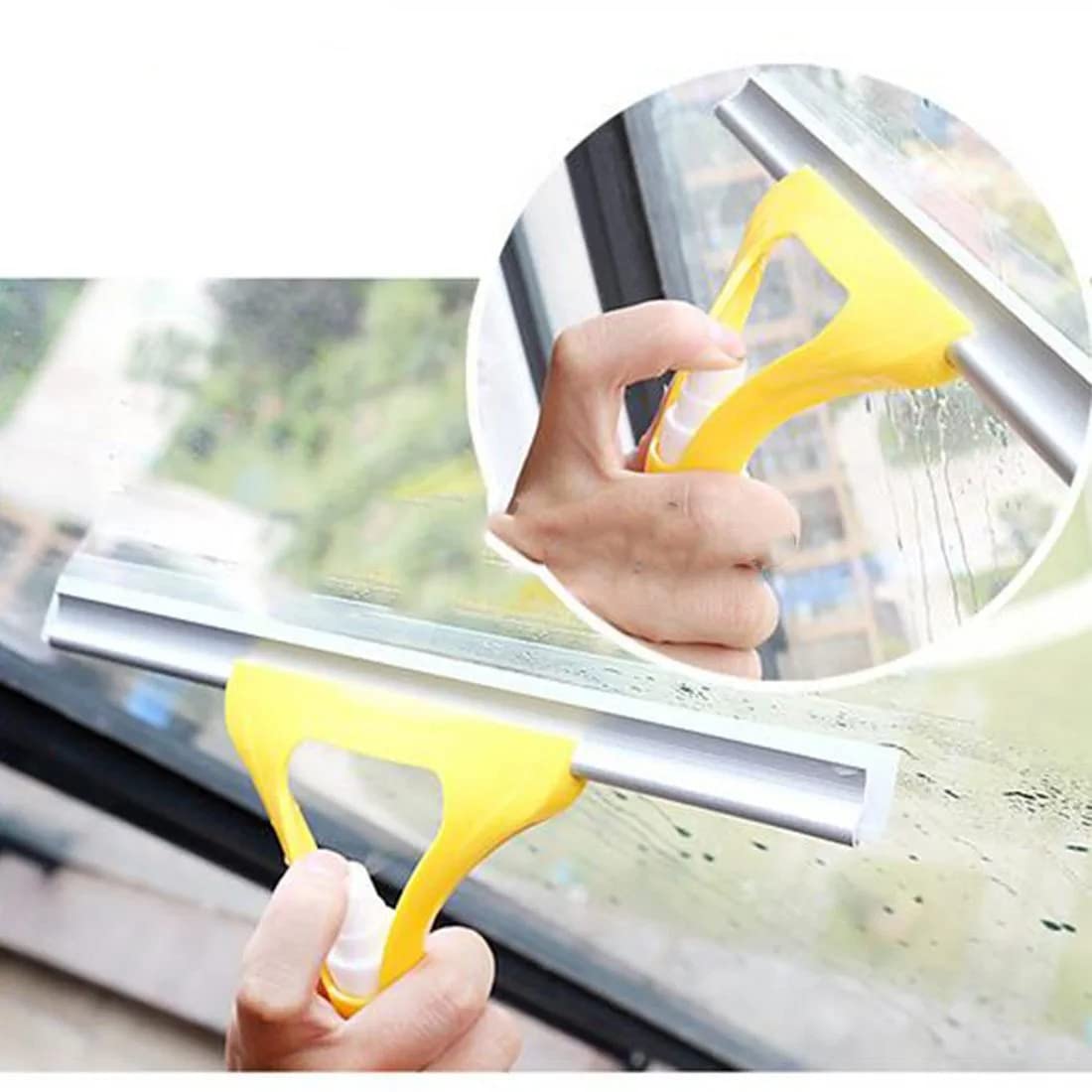 Glass Wiper Car Window Cleaner Easy Glass Wiper Window Cleaning Wiper (3 in 1 Spray Glass Cleaner)