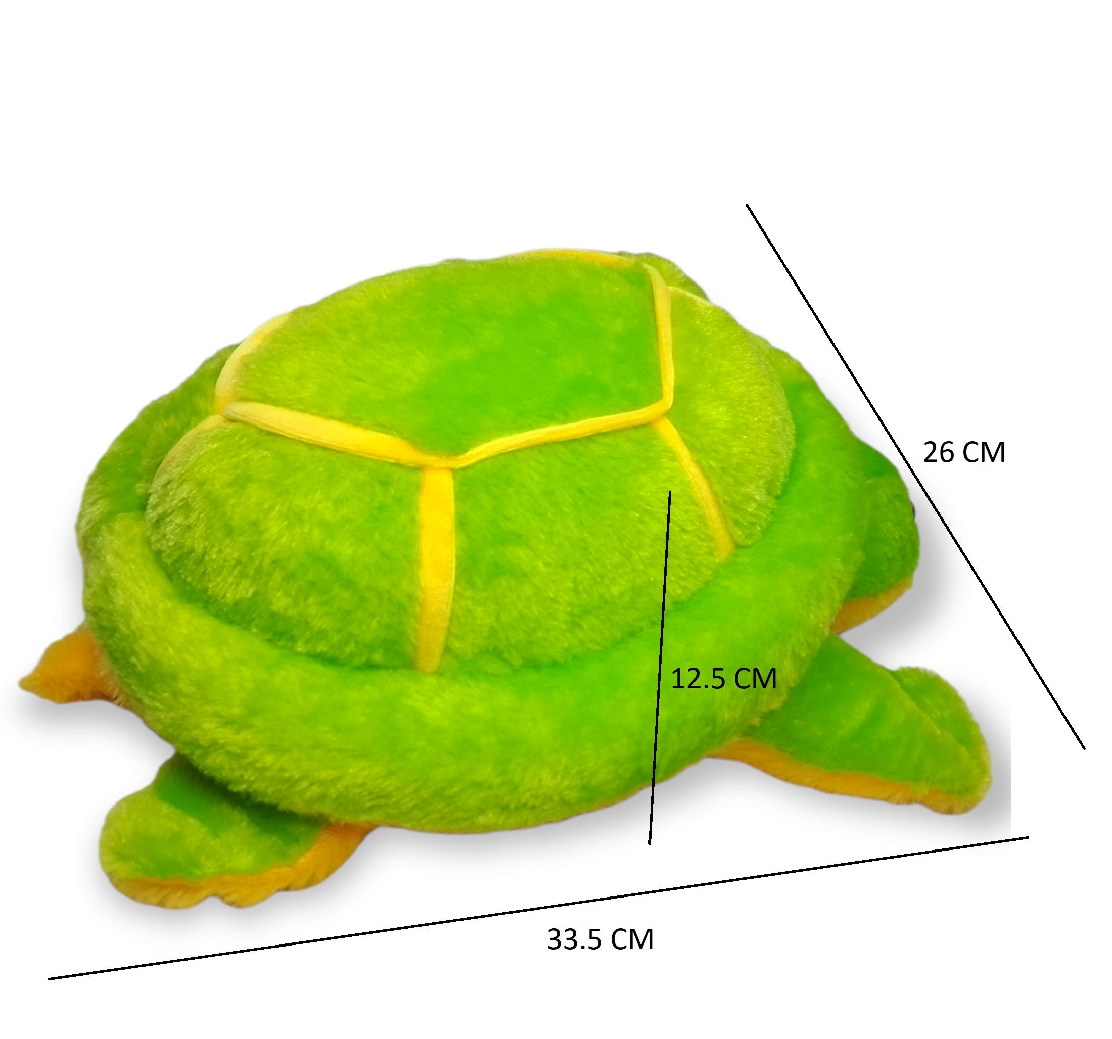 Soft Toys Tortoise, Green Turtle Teddy Bear Stuff Toy, Plush Kachua Animal Stuffed Toy for Kid