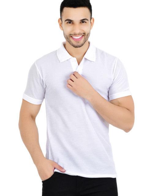 Pack of 4 Men Solid Polo Neck Multicolor T-Shirt