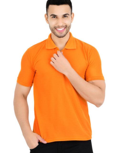 Pack of 4 Men Solid Polo Neck Multicolor T-Shirt