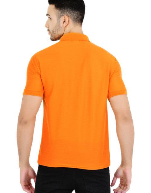 Pack of 4 Men Solid Polo Neck Multicolor T-Shirt