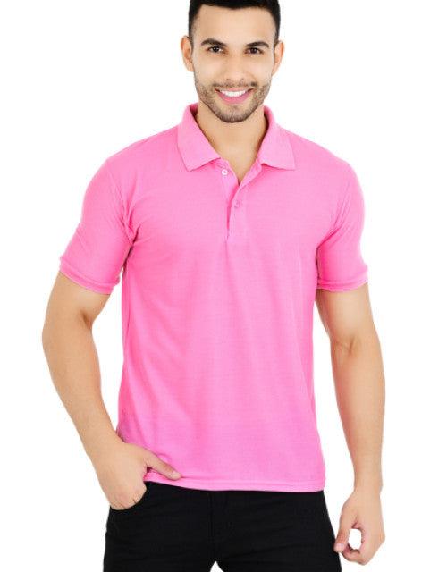 Pack of 4 Men Solid Polo Neck Multicolor T-Shirt