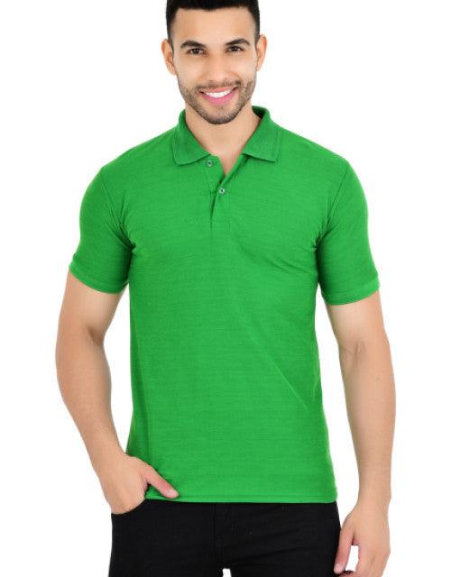 Pack of 4 Men Solid Polo Neck Multicolor T-Shirt