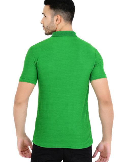 Pack of 4 Men Solid Polo Neck Multicolor T-Shirt