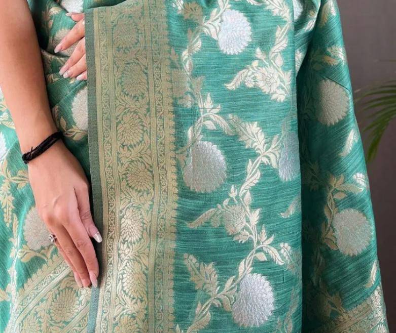 Heavy Zari Work Banarasi Silk Saree – 7 Stunning Colors