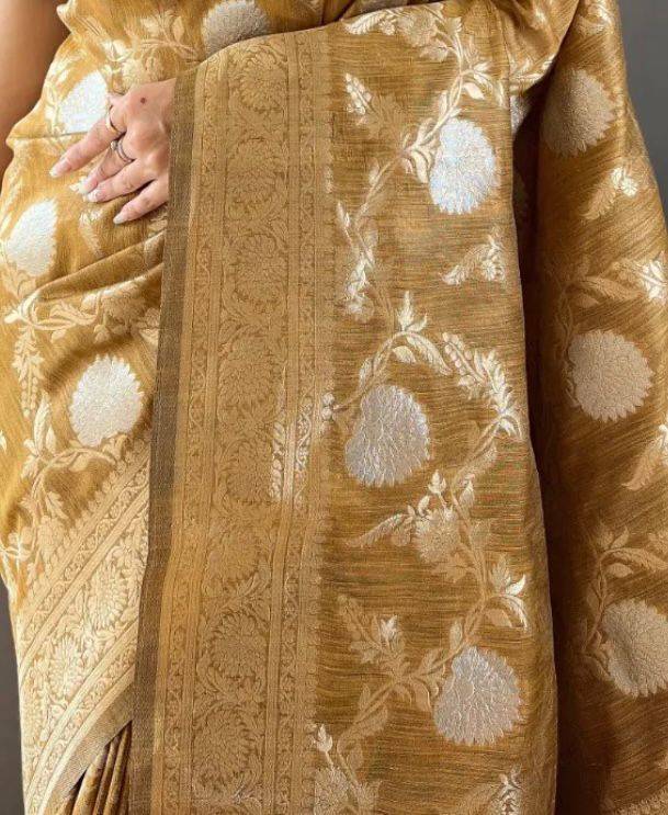 Heavy Zari Work Banarasi Silk Saree – 7 Stunning Colors