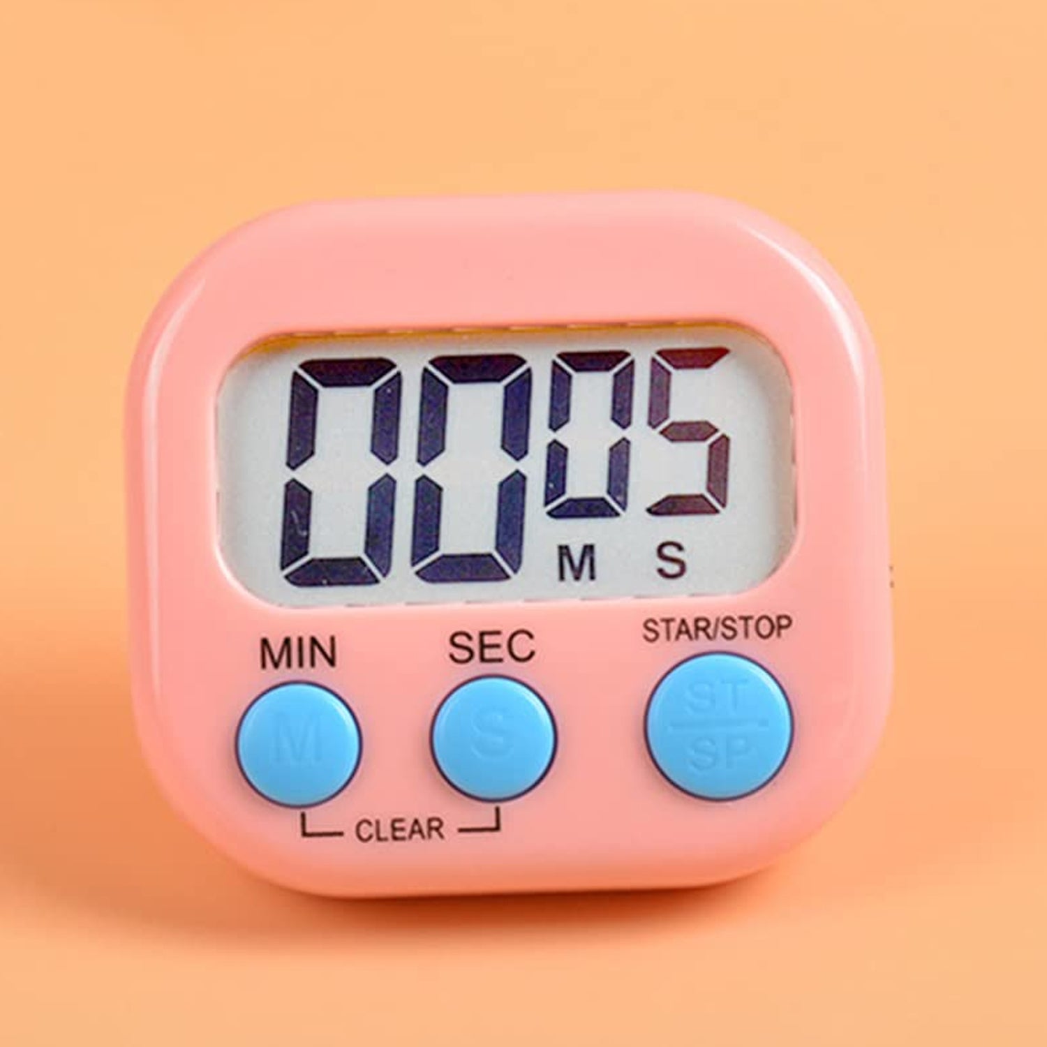 1540 Digital Kitchen Timer Clear Big Digits 0-99 Min For Cooking Office Clock