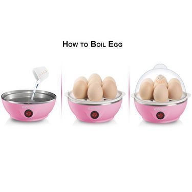 Egg Boiler Poicher Compact Stylish Electric Egg Cooker