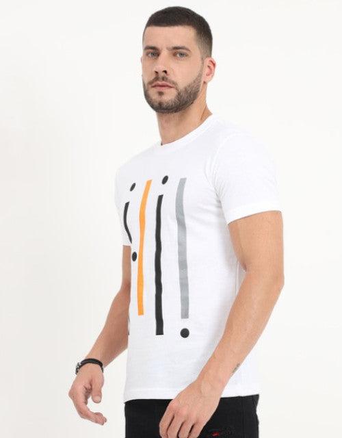 Regular Fit Striped Crew-Neck T-Shirt