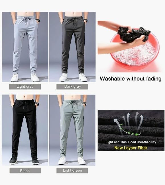 Men's Fast Dry Stretch Pants(PACK OF 4)