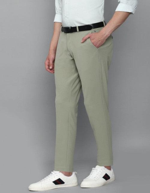 Solid Slim Fit Trousers