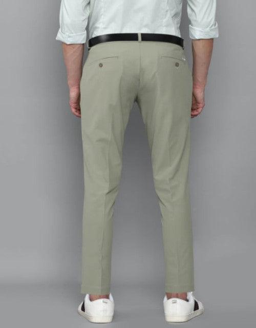 Solid Slim Fit Trousers