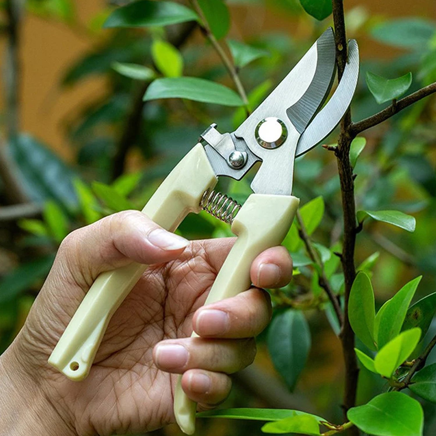 0471 Stainless Steel Pruning Shears With Sharp Blades And Comfortable Handle - Durable Hand Pruner For Comfortable And Easy Cutting Heavy Duty Gardening Cutter Tool Plant Cutter For Home Garden  Wood Bran (1 Pc)