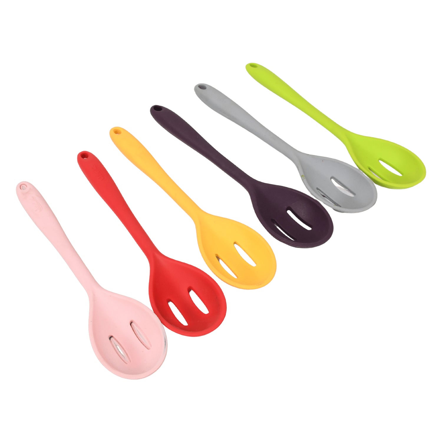 Multipurpose Silicone Spoon Silicone Basting Spoon Non-stick Kitchen Utensils Household Gadgets Heat-resistant Non Stick Spoons Kitchen Cookware Items For Cooking And Baking (6 Pcs Set)