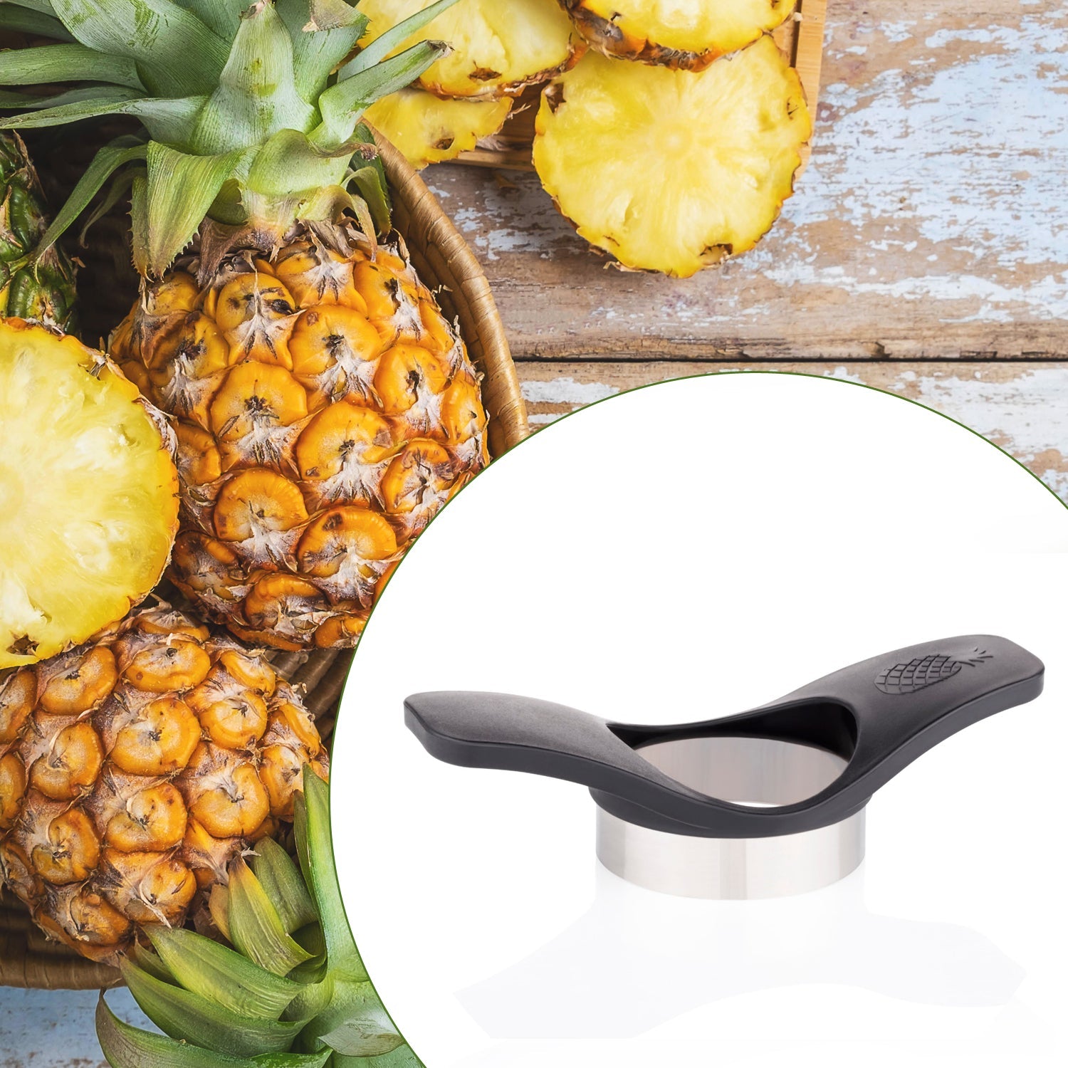 2702 Pineapple Cutter Used In All Kinds Of Household And Kitchen Purposes For Cutting Pineapples Into Fine Slices.