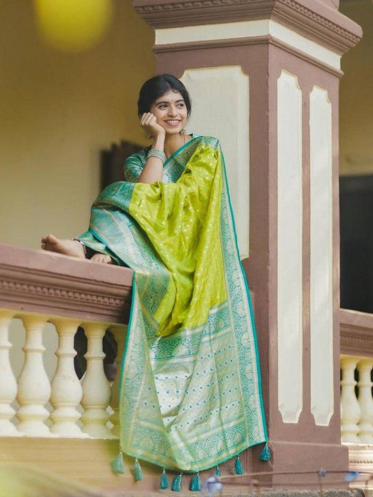 Banarasi Soft Silk Party Wear Saree – Timeless Elegance