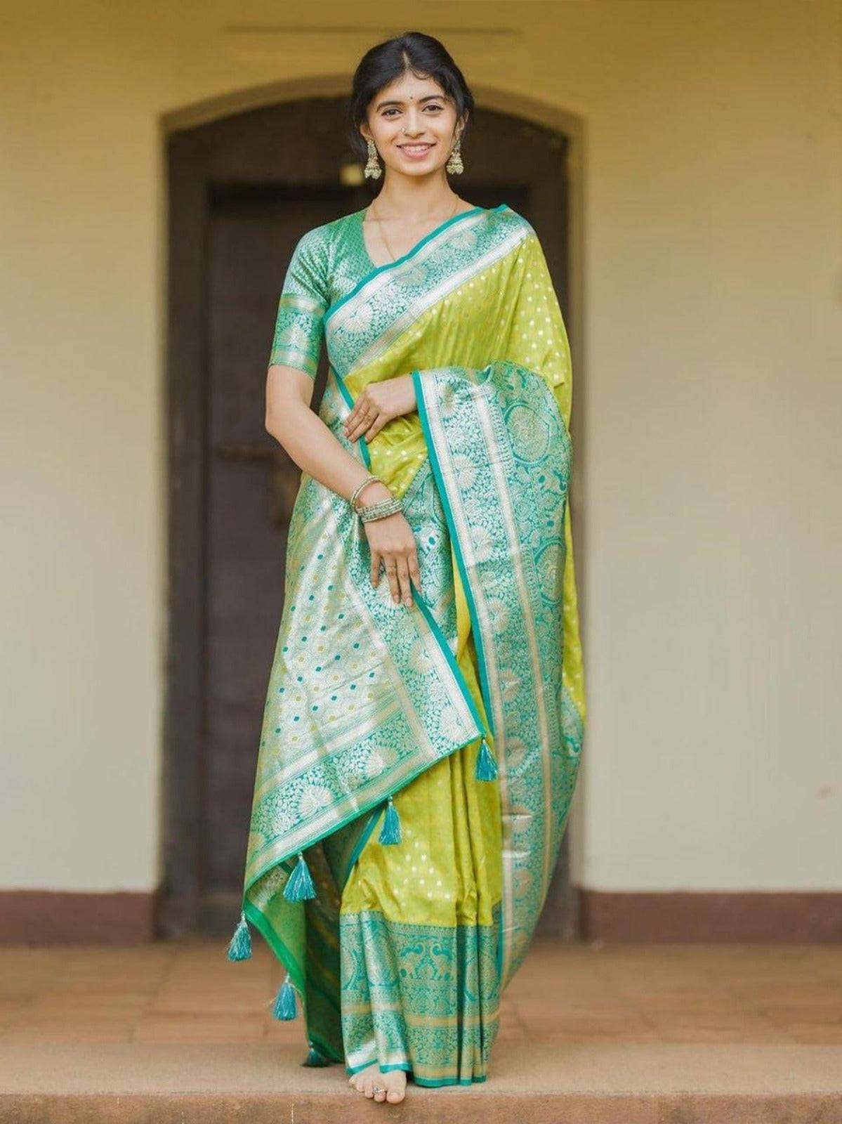 Banarasi Soft Silk Party Wear Saree – Timeless Elegance