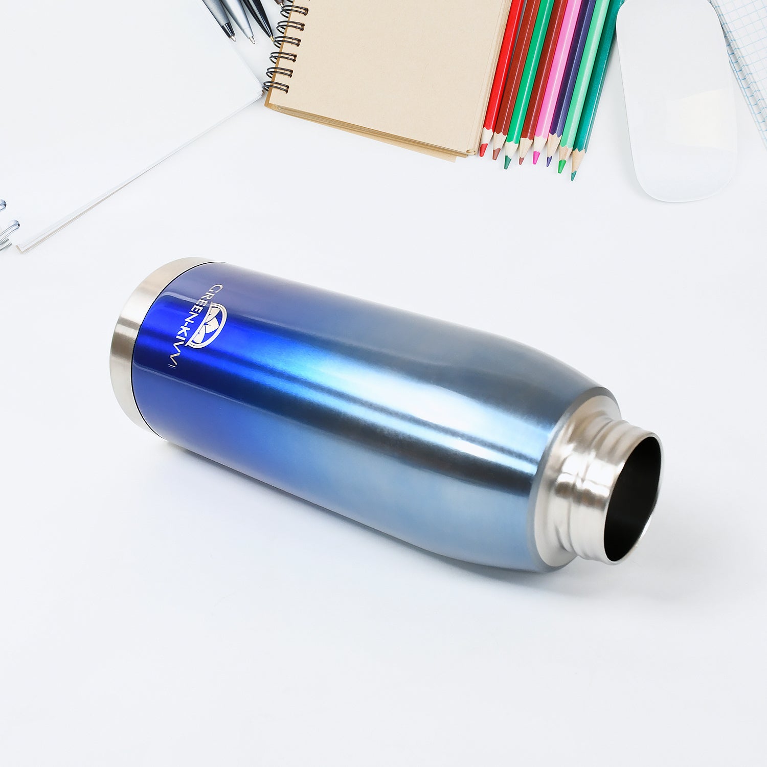 12975 Vacuumstainless Steel Double Wall Water Bottle Fridge Water Bottle Stainless Steel Water Bottle Leak Proof Rust Proof Cold Hot Thermos Steel Bottle Leak Proof Office Bottle Gym Home Kitchen Hiking Trekking Travel Bottle