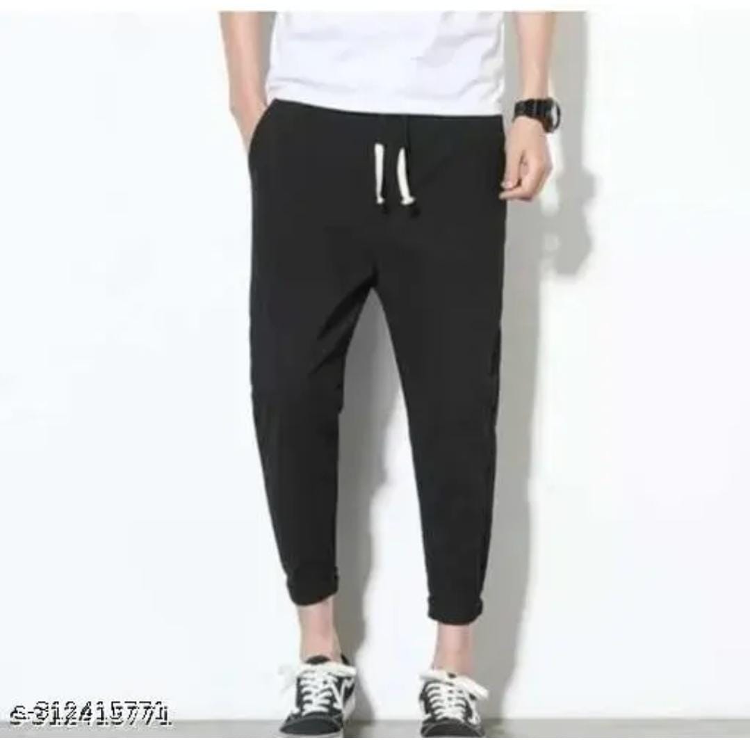 Fabric Lycra Men track pants