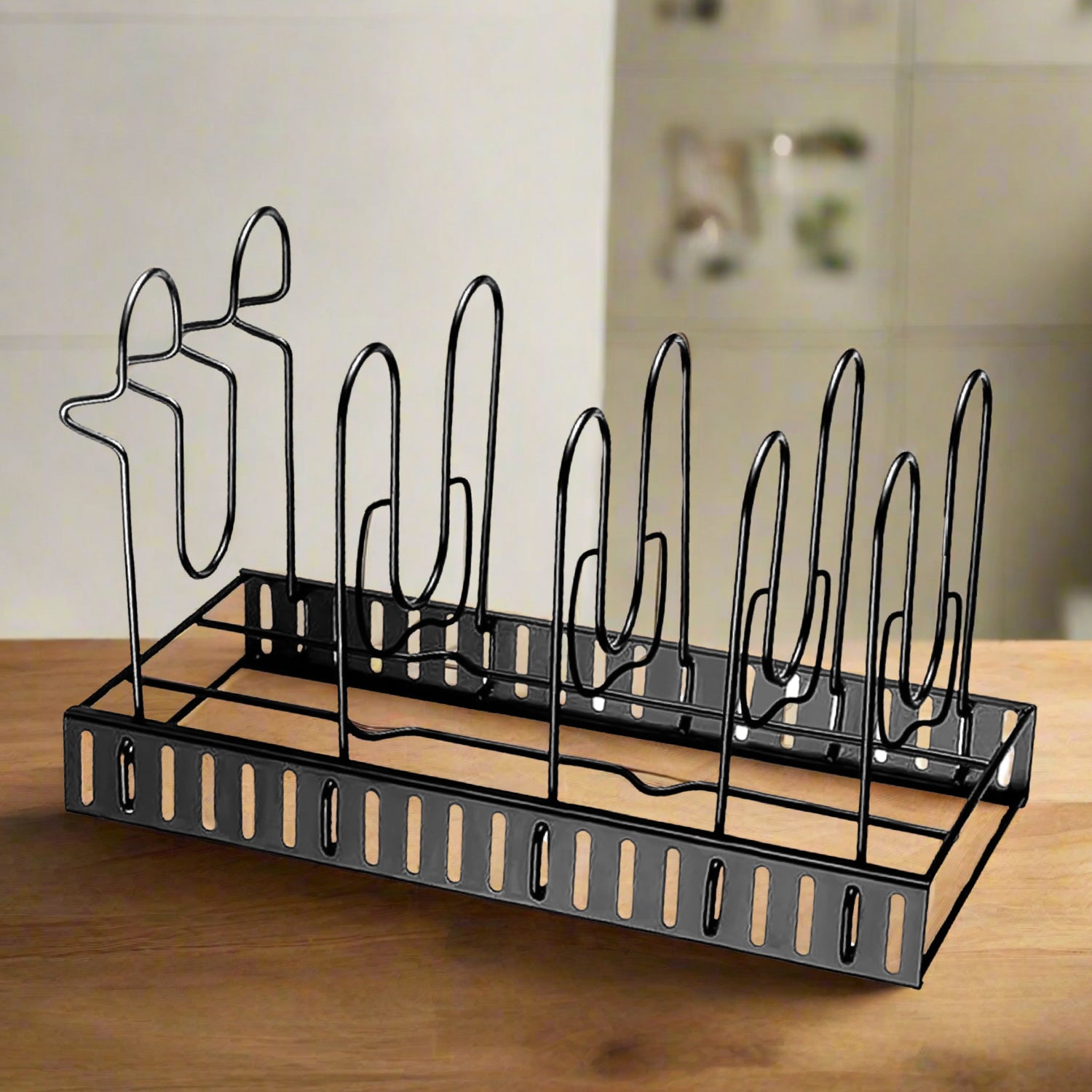 Multipurpose Pan  Pot Organizer Rack (1 Pc)