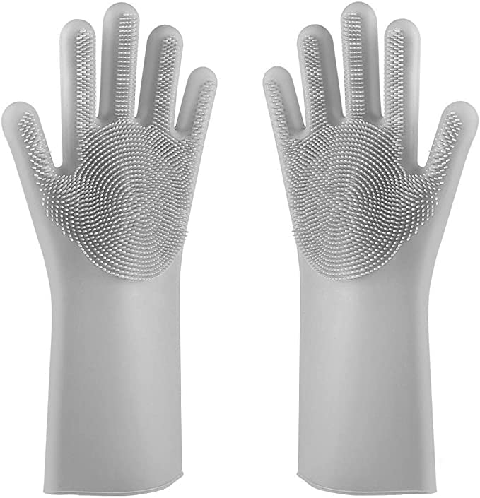 Hand Gloves For Dish Washing, Gloves For Washing Utensils, Kitchen Gloves (1 Pair, Assorted)