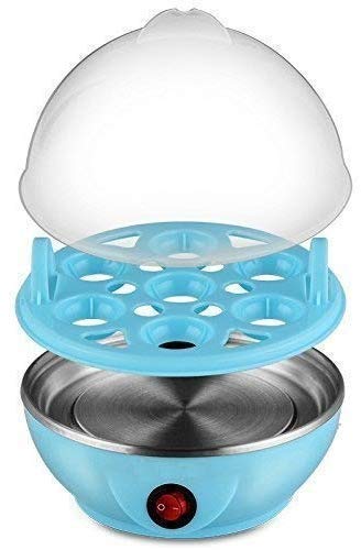 Mini Electronic 7 Egg Boiler Egg Capacity Electric Egg Cooker for Hard Boiled, Poached Eggs