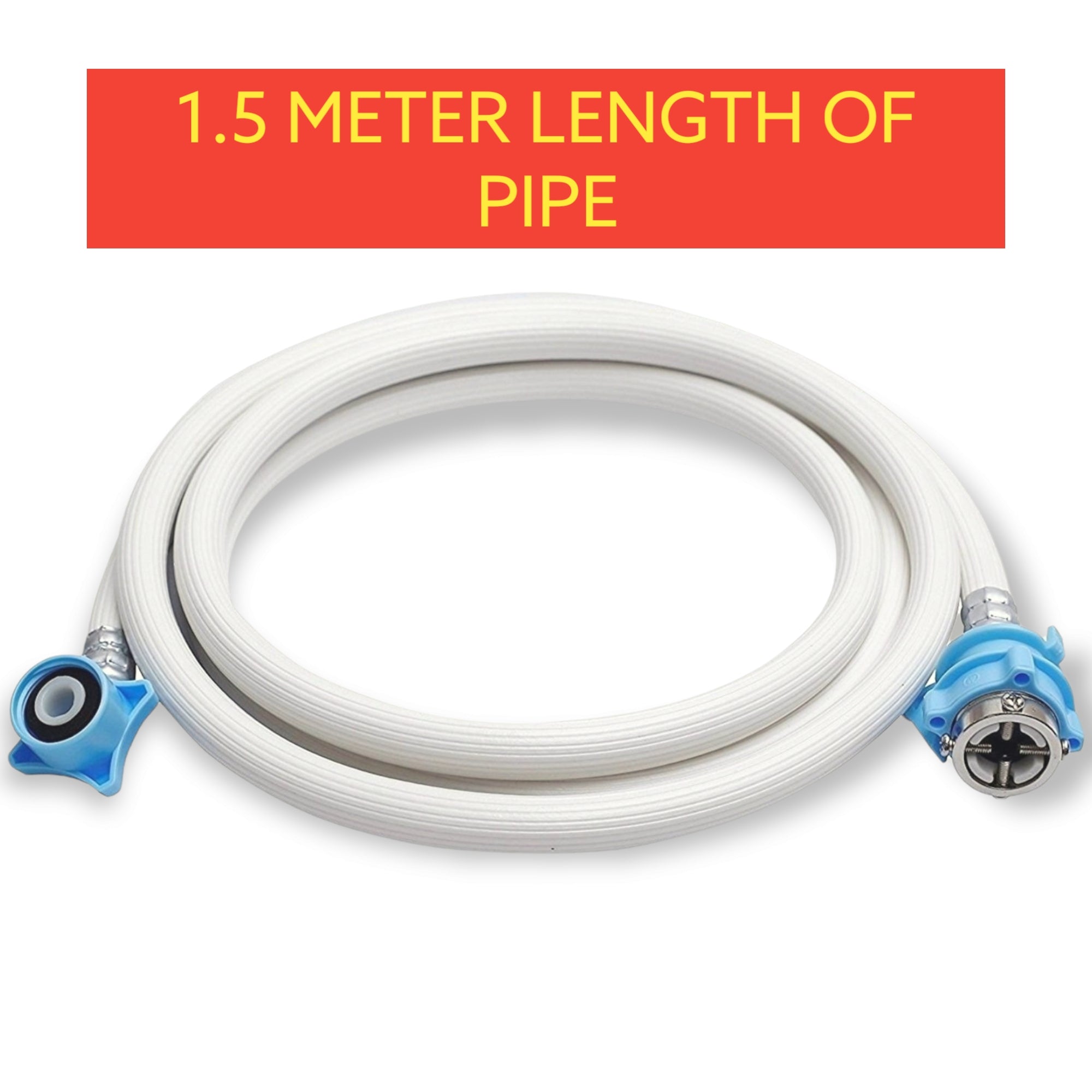 Washing Machine Inlet Hose Pipe with Tap Adaptor for Fully Automatic