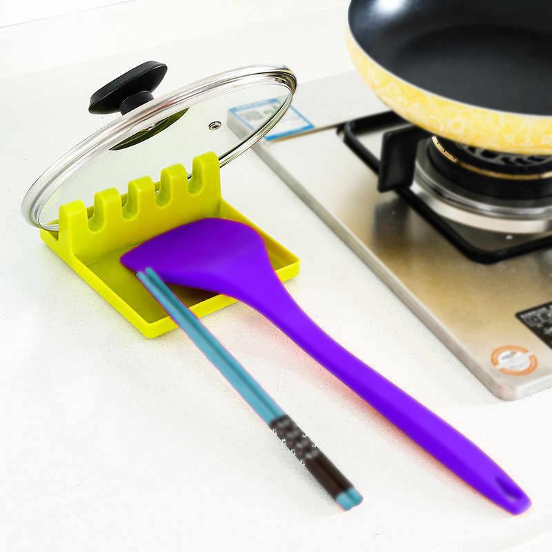 2121 Multi-functional Spatula Holderrest For Kitchen Utensils