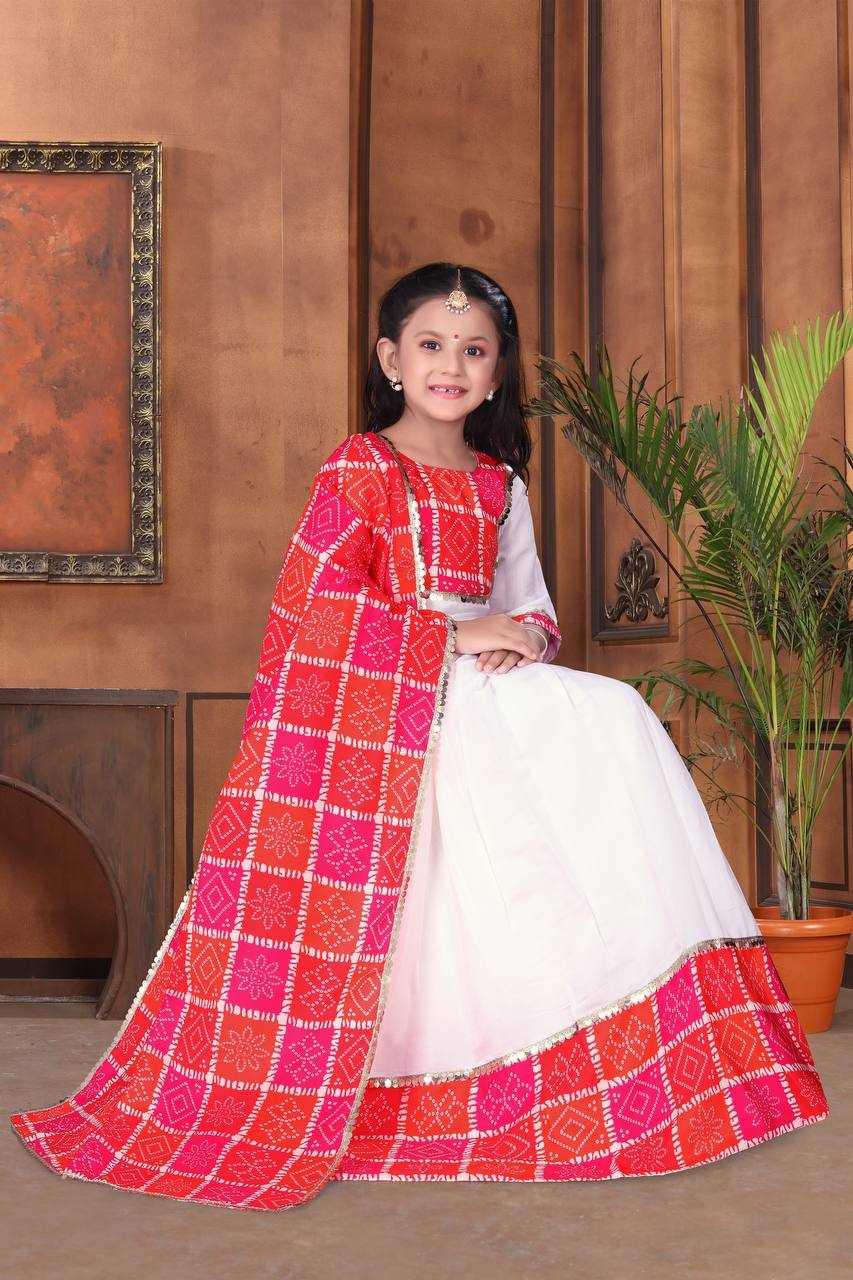 Chanderi Soft Kids Lehengas – Elegant Ethnic Wear for Girls