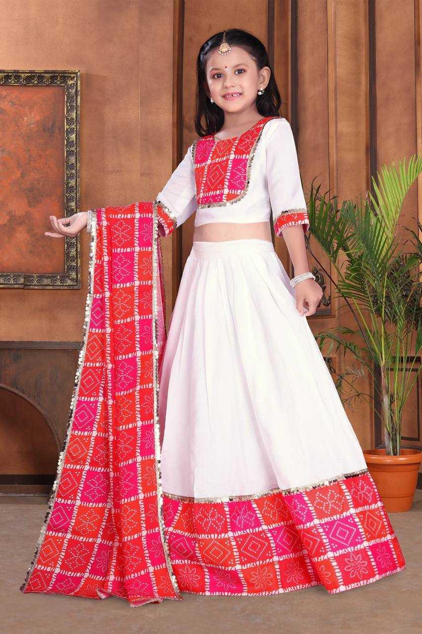 Chanderi Soft Kids Lehengas – Elegant Ethnic Wear for Girls