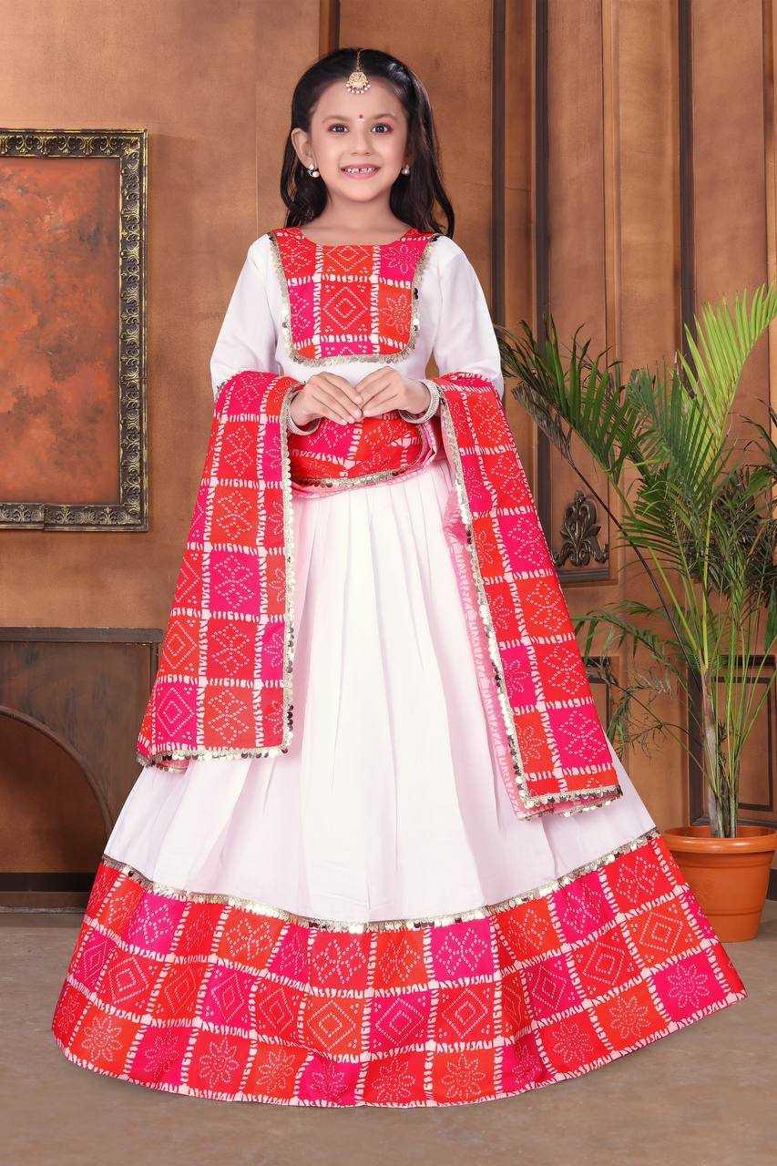 Chanderi Soft Kids Lehengas – Elegant Ethnic Wear for Girls