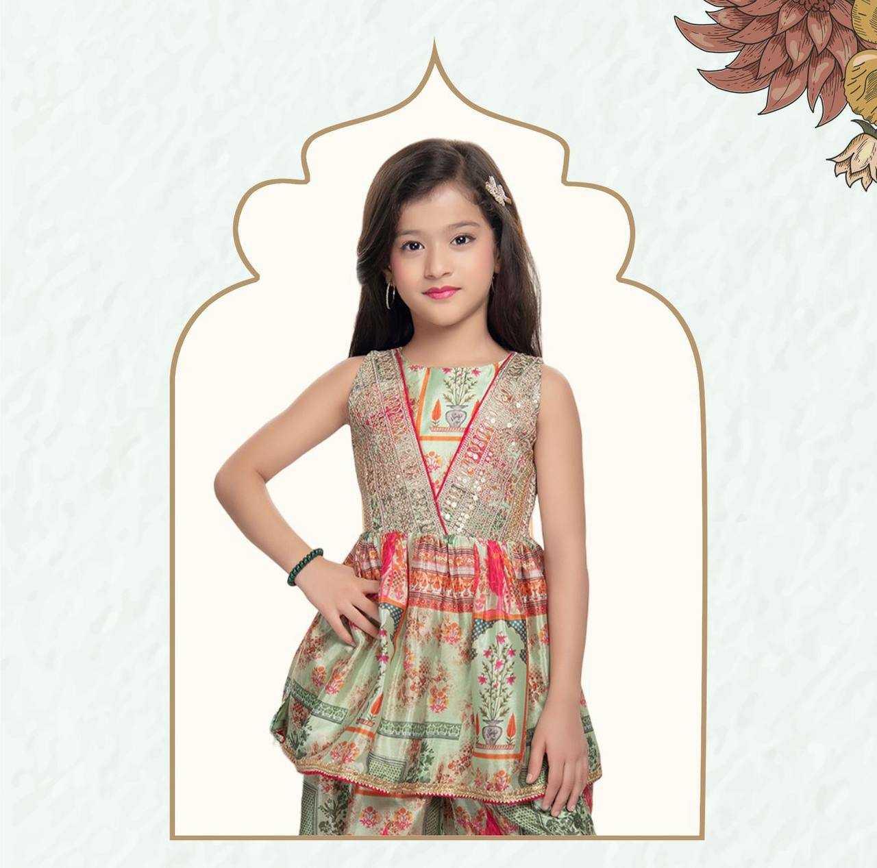 Chinon Silk Kids Suits – Elegant Ethnic Wear for Girls